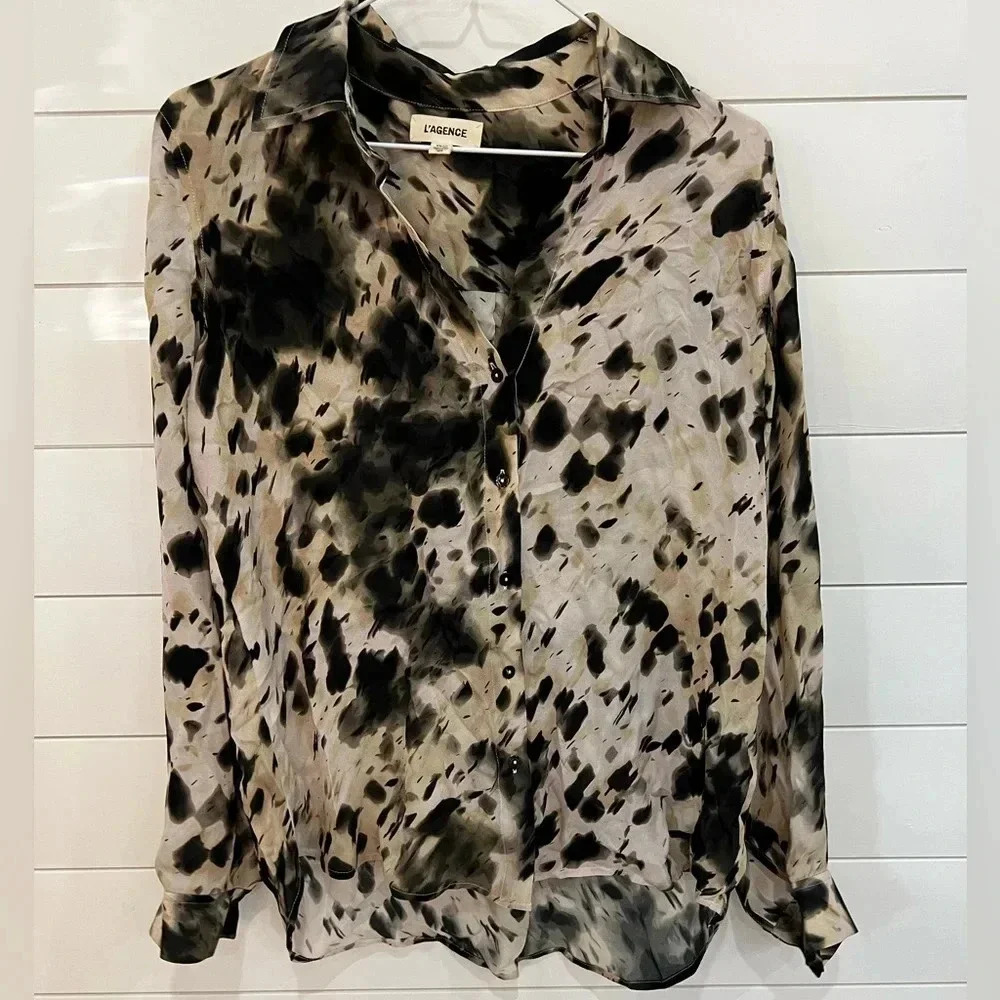 L’Agence Silk blouse